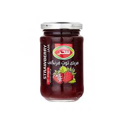 مربای توت فرنگی 310 گرم سحر